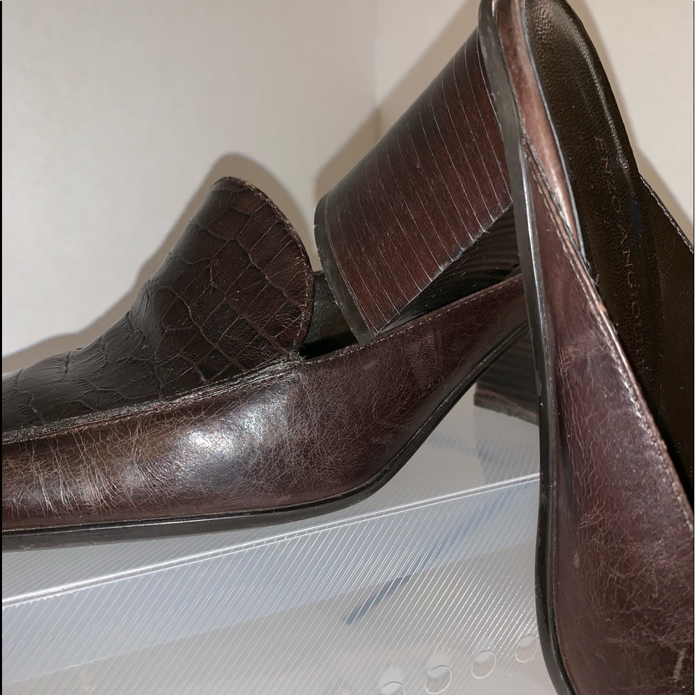 Enzo Angiolini women’s open back loafers sz 7